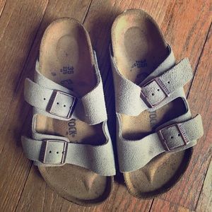 Birkenstock Arizona taupe suede size 35